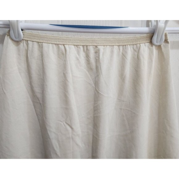 Vtg Formfit Rogers Womens Pull On Half Slip Skirt Embroidered Floral Short Small - Picture 2 of 5
